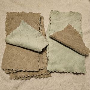 Microfiber Dish Towels Set Of 12‎ New Super Soft & Absorbent